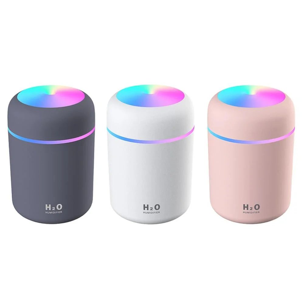 Compact 300ml Ultrasonic Humidifier