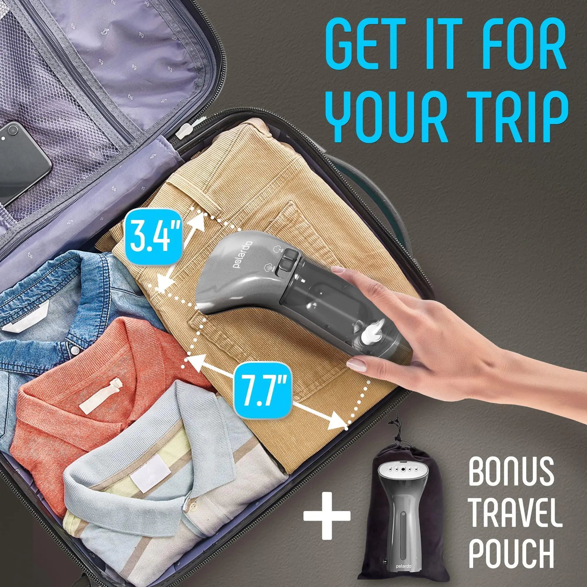 360 Anti-Spill Portable Travel Steamer