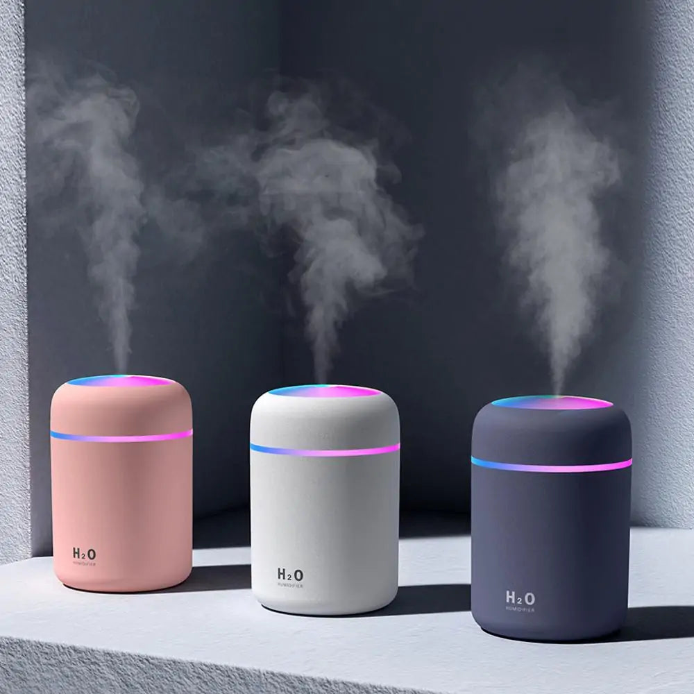 Compact 300ml Ultrasonic Humidifier