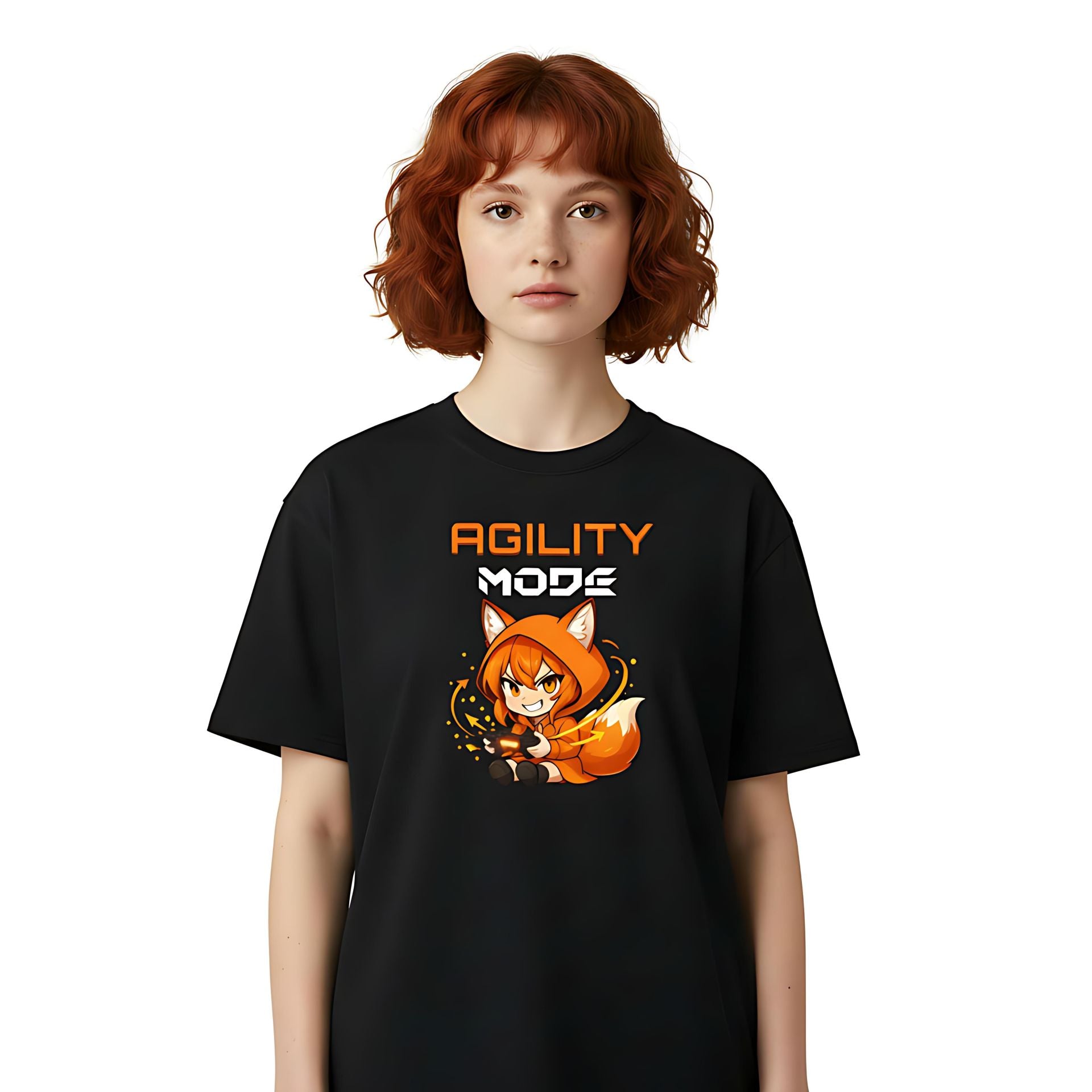 AGILITY MODE — Female Fox OverSize Tee