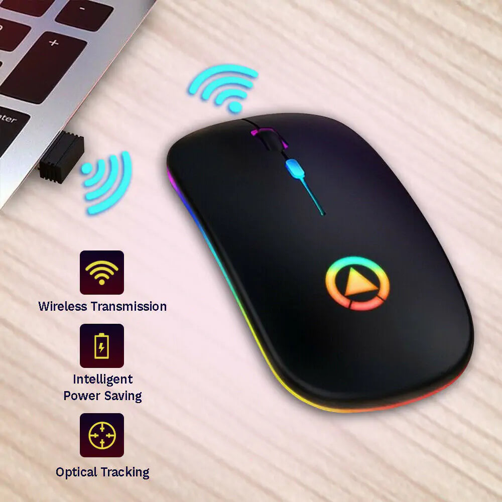 RGB Illuminated Cordless Mouse 2.4GHz