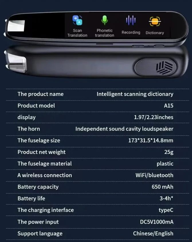 Polyglot Translator Pen