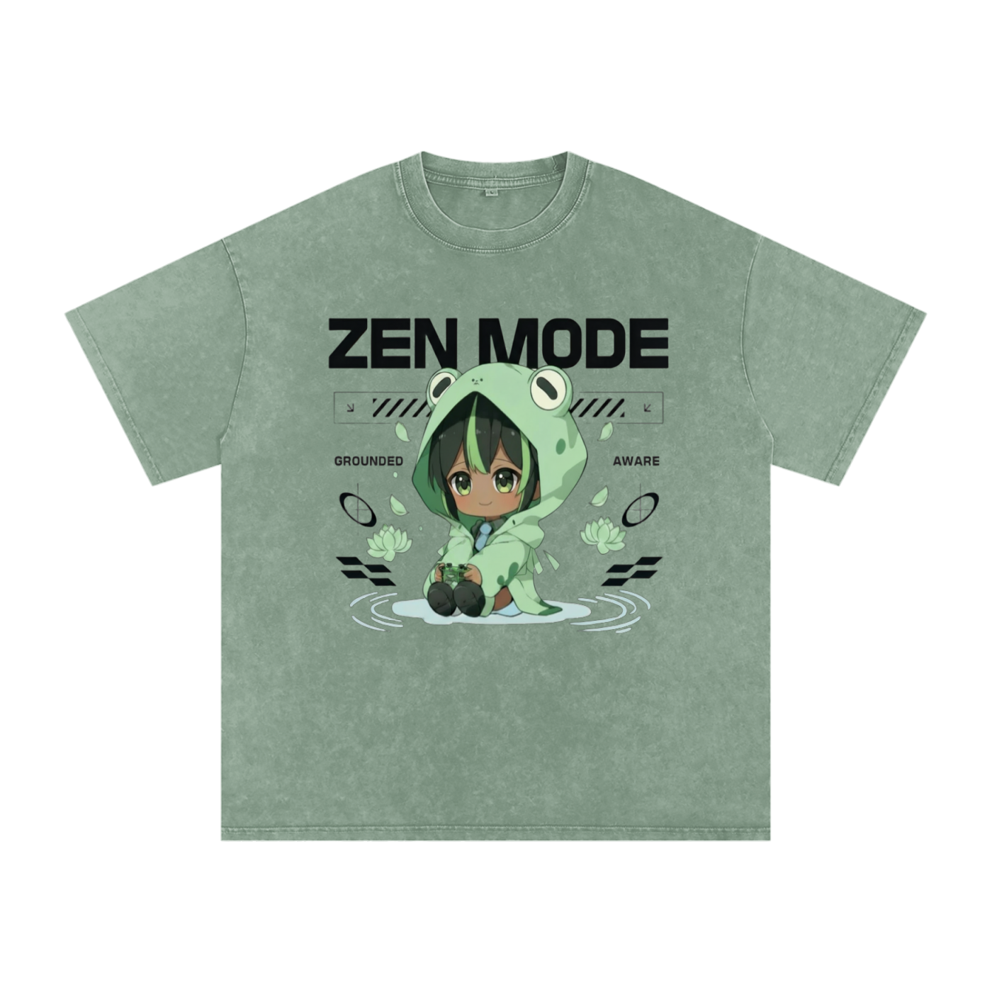 Zen Mode — GROUNDED / AWARE Tee (Male)