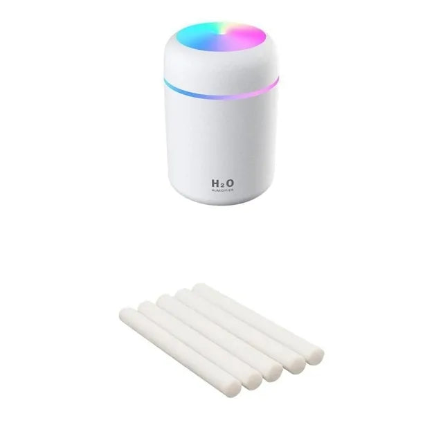 Compact 300ml Ultrasonic Humidifier