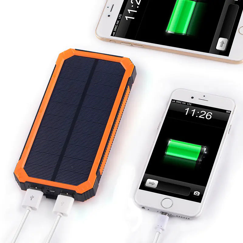 Solar Power Bank - Multi-Function Portable Charger