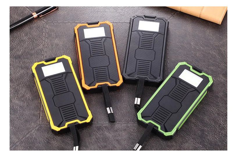 Solar Power Bank - Multi-Function Portable Charger