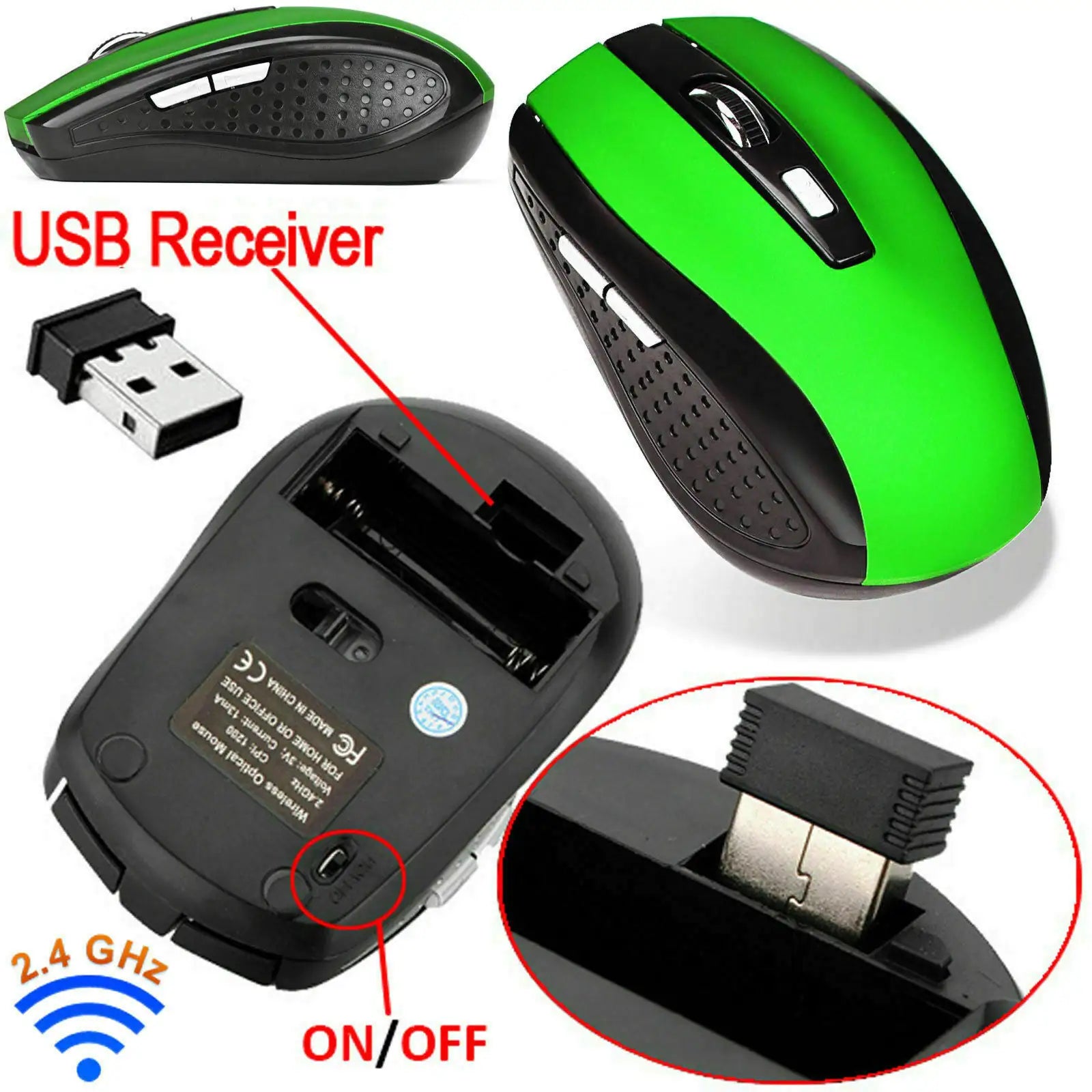 OptiClick 2.4GHz Wireless USB Mouse