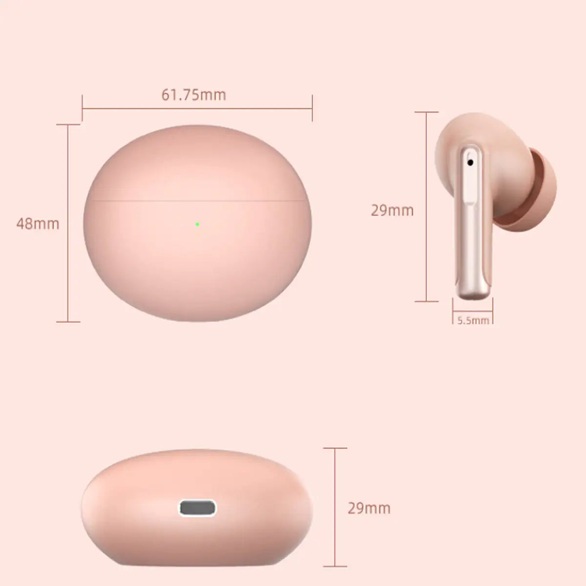 ClearTune Earbuds with HD Sound & Wireless Charge