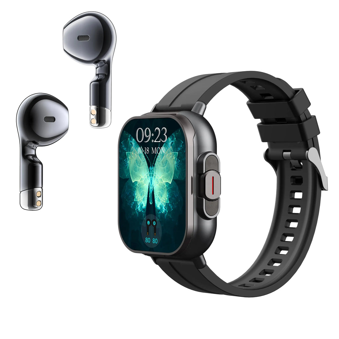 FusionWatch: Bluetooth Smartwatch &amp; Earbuds Combo