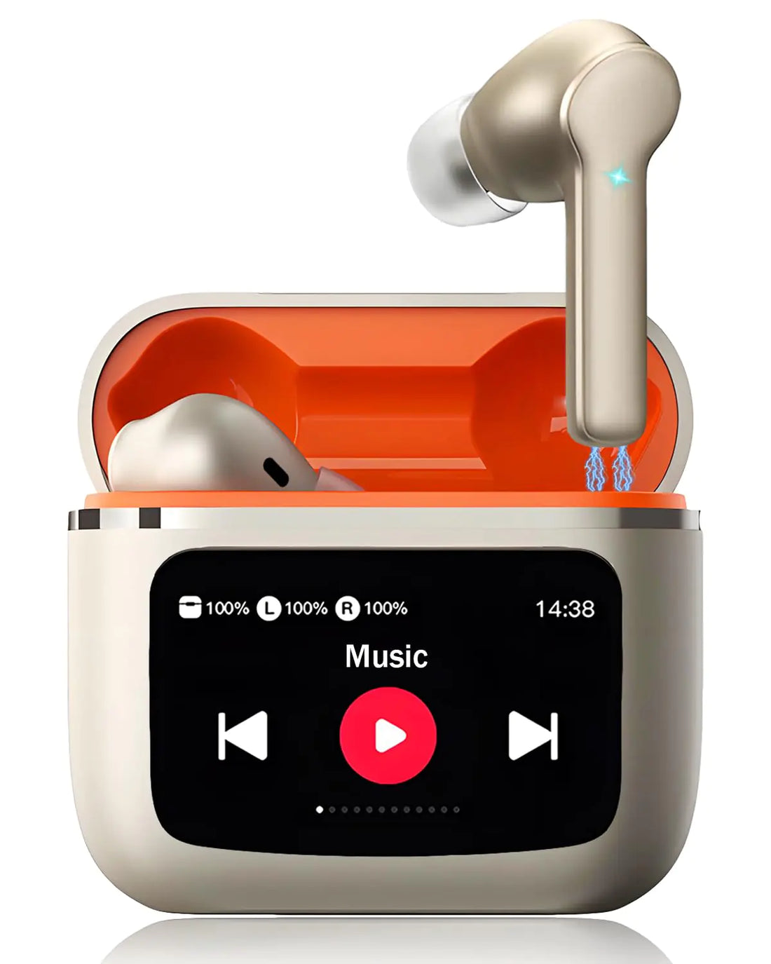TouchTune Pro Earbuds: HiFi Sound &amp; Smart LED Touch