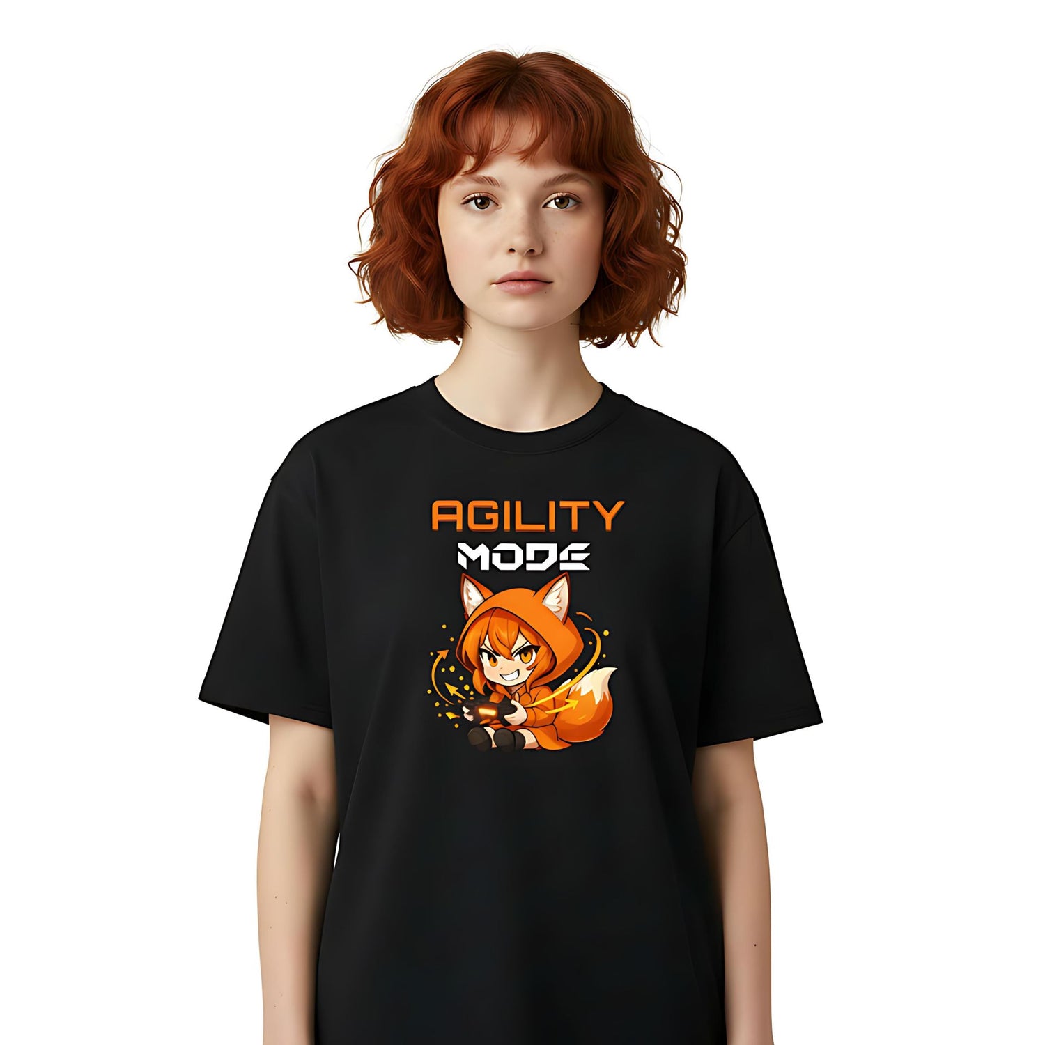 AGILITY MODE — Female Fox OverSize Tee