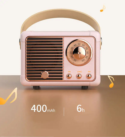 Vintage Harmony Bluetooth Speaker &amp; FM Radio