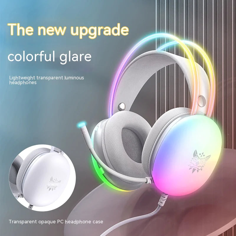 RGB Pro Gamer Headset: Enhanced Sound &amp; Universal Fit