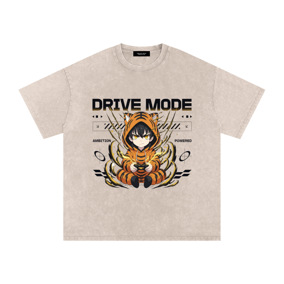 drive mode,tiger anime character,anime tiger male,streetwear,gamer apparel