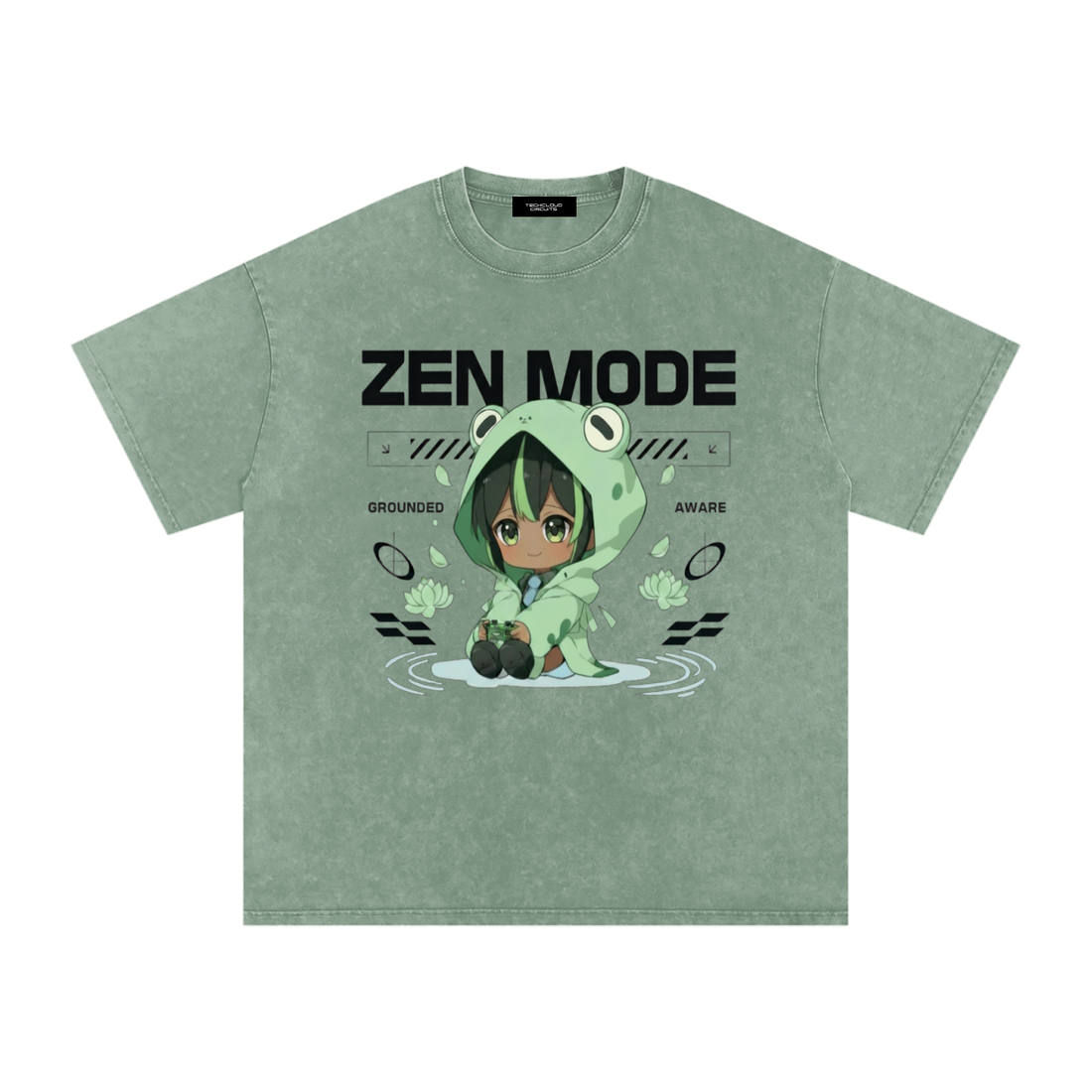 Zen Mode — GROUNDED / AWARE Tee (Male)