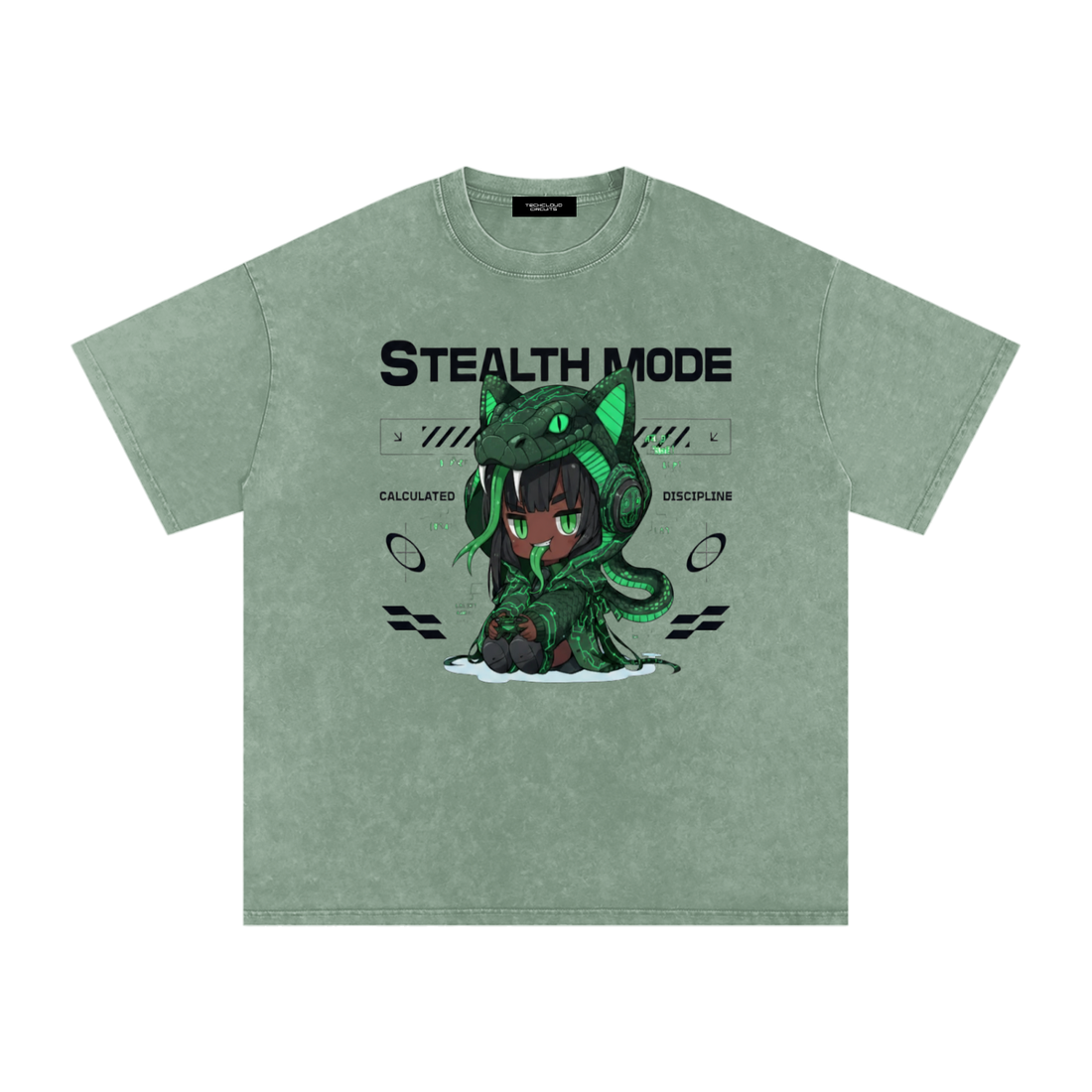 Stealth Mode — CALCULATED / DISCIPLINE Tee (Male)