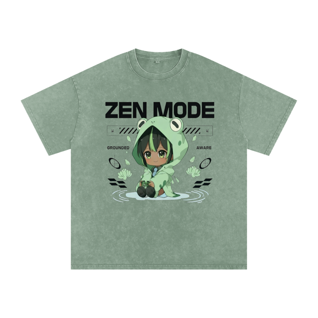 Zen Mode — GROUNDED / AWARE Tee (Male)