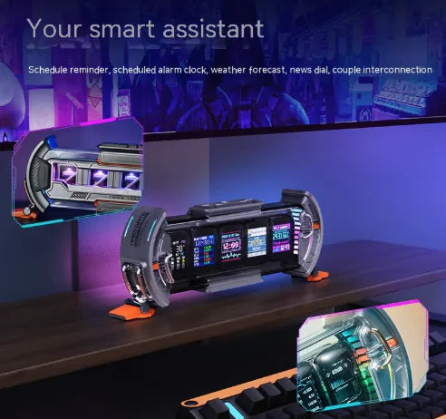 Vintage LED Nixie-Style Desk Clock