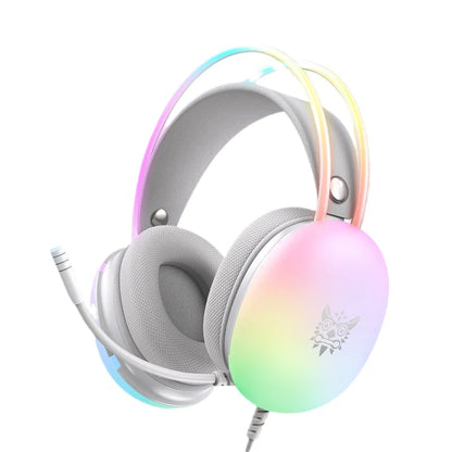 RGB Pro Gamer Headset: Enhanced Sound &amp; Universal Fit
