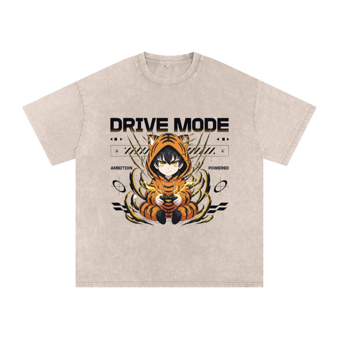 drive mode,tiger anime character,anime tiger male,streetwear,gamer apparel
