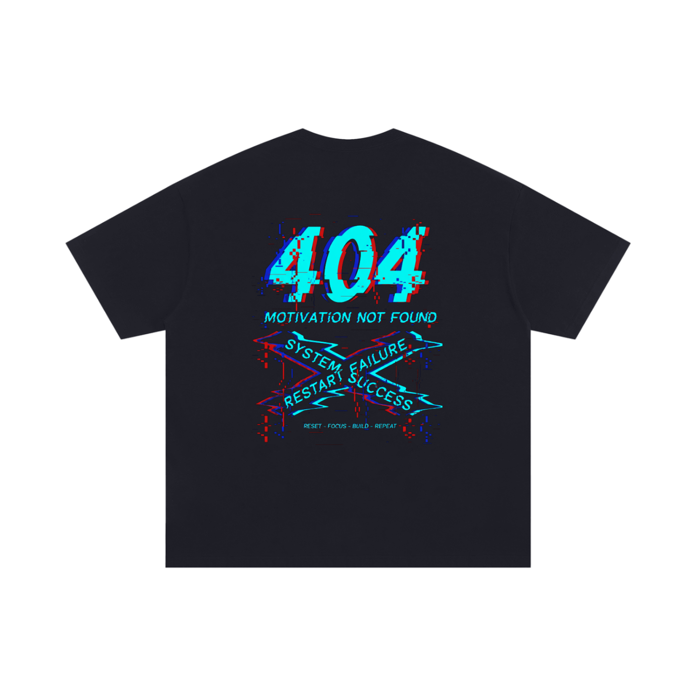 404: Motivation Not Found Oversized Tee