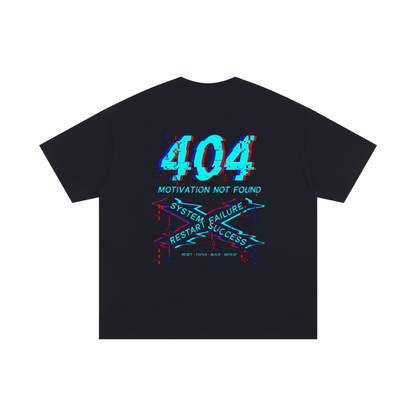 404: Motivation Not Found Oversized Tee