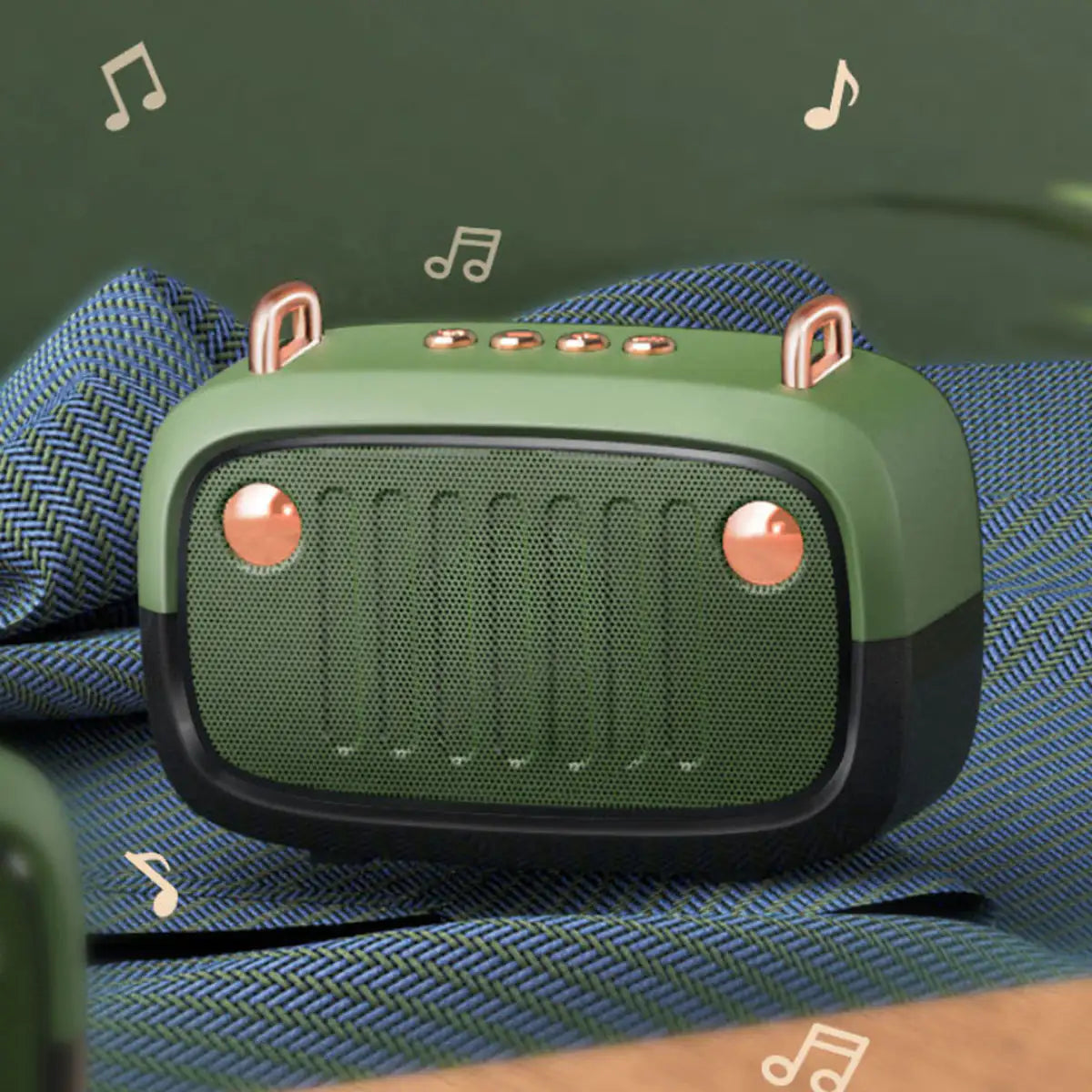 Vintage Harmony Bluetooth Speaker &amp; FM Radio