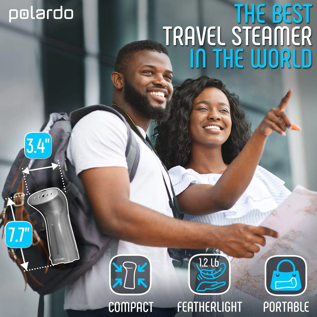 360 Anti-Spill Portable Travel Steamer