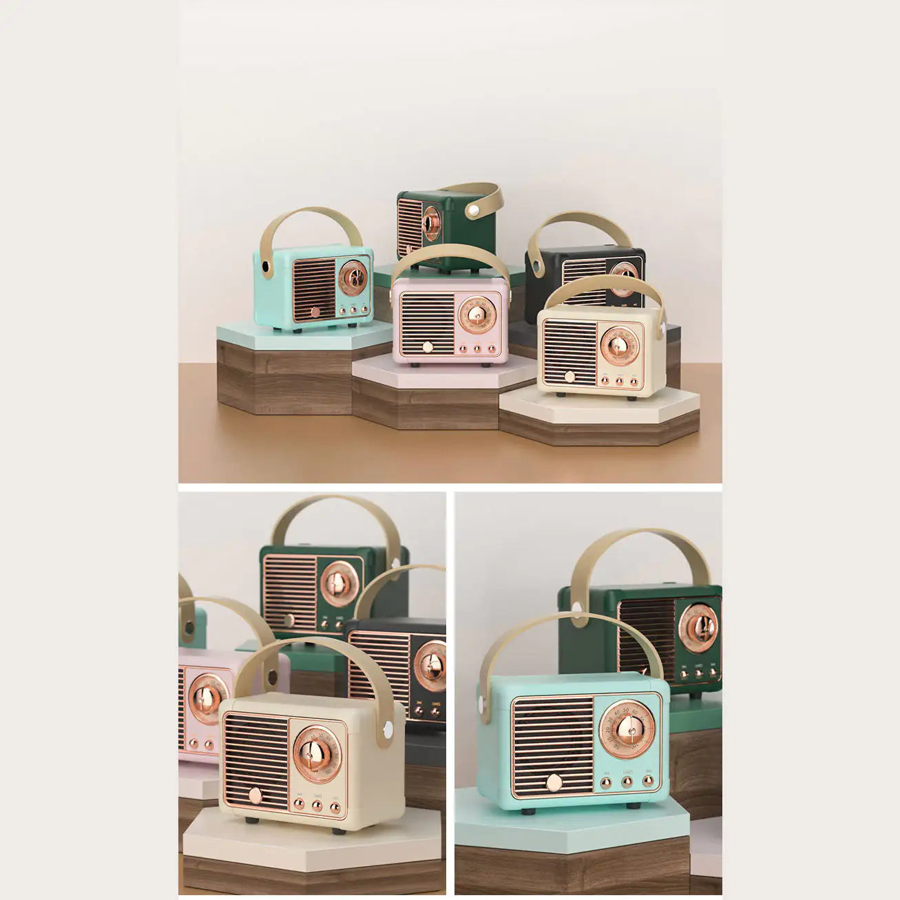 Vintage Harmony Bluetooth Speaker &amp; FM Radio